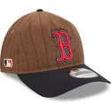 mutsid-kumer-pruun-reguleeritav-9twenty-a-frame-wool-pinstripe-boston-red-sox-mlb-new-era