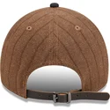 cap-kumer-brown-adjustable-strap-9twenty-a-frame-wool-pinstripe-boston-red-sox-mlb-new-era