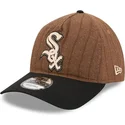 mutsid-kumer-pruun-reguleeritav-9twenty-a-frame-wool-pinstripe-chicago-white-sox-mlb-new-era