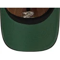 new-era-curved-brim-9twenty-a-frame-wool-pinstripe-chicago-white-sox-mlb-brown-and-black-adjustable-cap
