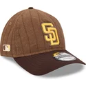 mutsid-kumer-pruun-reguleeritav-9twenty-a-frame-wool-pinstripe-san-diego-padres-mlb-new-era