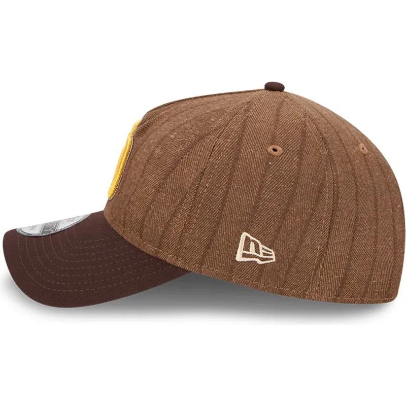 mutsid-kumer-pruun-reguleeritav-9twenty-a-frame-wool-pinstripe-san-diego-padres-mlb-new-era