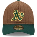 mutsid-kumer-pruun-reguleeritav-9twenty-a-frame-wool-pinstripe-oakland-athletics-mlb-new-era