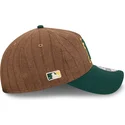 mutsid-kumer-pruun-reguleeritav-9twenty-a-frame-wool-pinstripe-oakland-athletics-mlb-new-era