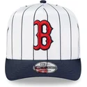 mutsid-kumer-valge-snapback-9fifty-a-frame-satin-pinstripe-boston-red-sox-mlb-new-era