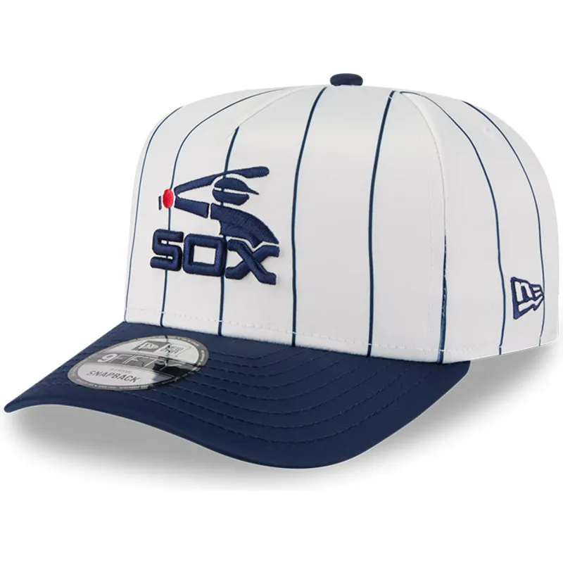 cap-kumer-white-snapback-9fifty-a-frame-satin-pinstripe-chicago-white-sox-mlb-new-era