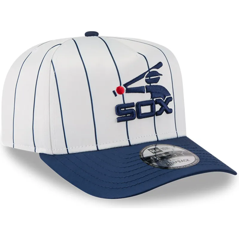 cap-kumer-white-snapback-9fifty-a-frame-satin-pinstripe-chicago-white-sox-mlb-new-era
