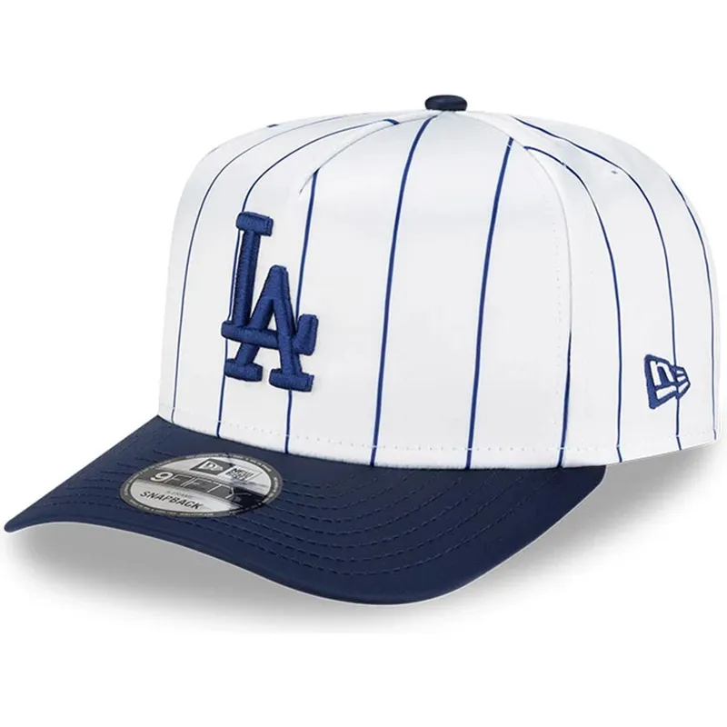 mutsid-kumer-valge-snapback-9fifty-a-frame-satin-pinstripe-los-angeles-dodgers-mlb-new-era