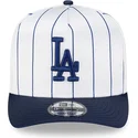 mutsid-kumer-valge-snapback-9fifty-a-frame-satin-pinstripe-los-angeles-dodgers-mlb-new-era