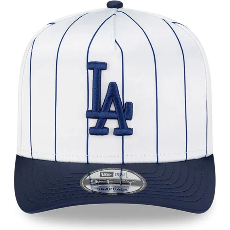 mutsid-kumer-valge-snapback-9fifty-a-frame-satin-pinstripe-los-angeles-dodgers-mlb-new-era