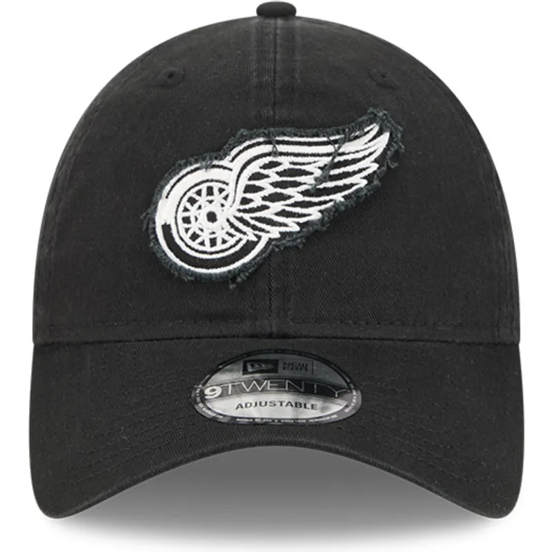 mutsid-kumer-must-reguleeritav-9twenty-stamp-detroit-red-wings-nhl-new-era