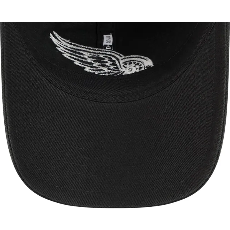 mutsid-kumer-must-reguleeritav-9twenty-stamp-detroit-red-wings-nhl-new-era