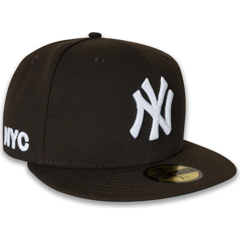 cap-lame-brown-ajustada-59fifty-nyc-side-new-york-yankees-mlb-new-era cap-lame-brown-ajustada-59fifty-nyc-side-new-york-yankees-mlb-new-era