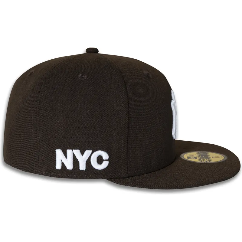 mutsid-lame-pruun-reguleeritav-59fifty-nyc-side-new-york-yankees-mlb-new-era