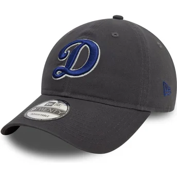 New Era Curved Brim 9TWENTY Core Classic Los Angeles Dodgers MLB Grey Adjustable Cap