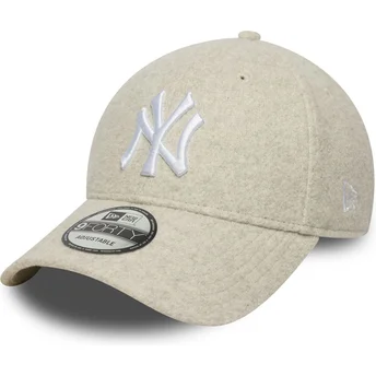 Mütsid kumer beež snapback 9FORTY Melton Wool New York Yankees MLB New Era