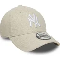 mutsid-kumer-beez-snapback-9forty-melton-wool-new-york-yankees-mlb-new-era