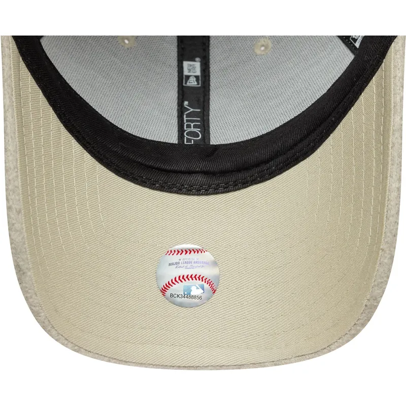 mutsid-kumer-beez-snapback-9forty-melton-wool-new-york-yankees-mlb-new-era
