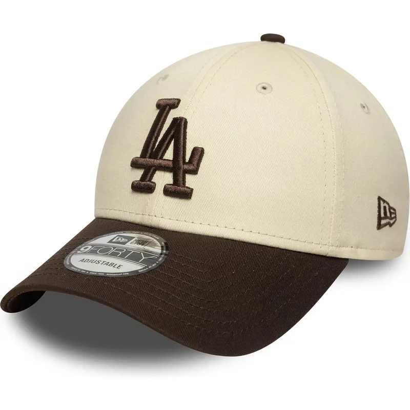mutsid-kumer-pruun-reguleeritav-9forty-side-patch-los-angeles-dodgers-mlb-new-era