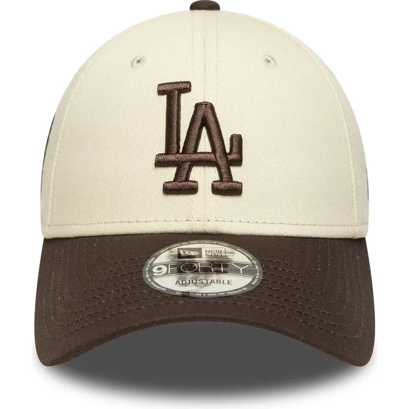mutsid-kumer-pruun-reguleeritav-9forty-side-patch-los-angeles-dodgers-mlb-new-era