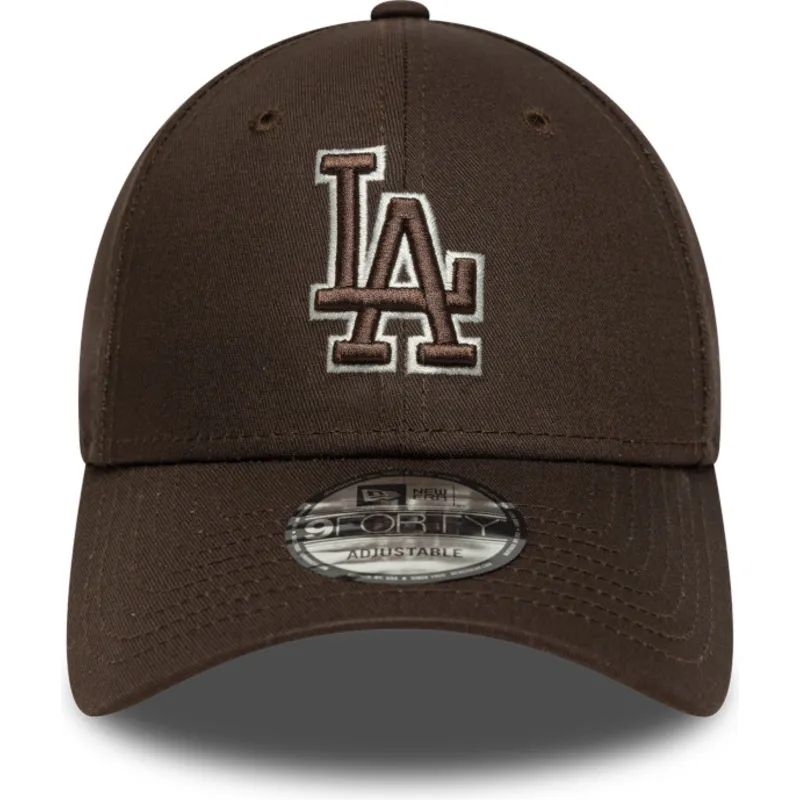 mutsid-kumer-pruun-reguleeritav-9forty-outline-los-angeles-dodgers-mlb-new-era