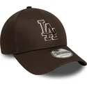 mutsid-kumer-pruun-reguleeritav-9forty-outline-los-angeles-dodgers-mlb-new-era