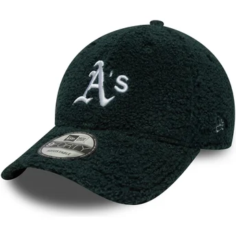 Cap kumer green adjustable strap 9FORTY Winter Borg Oakland Athletics MLB New Era