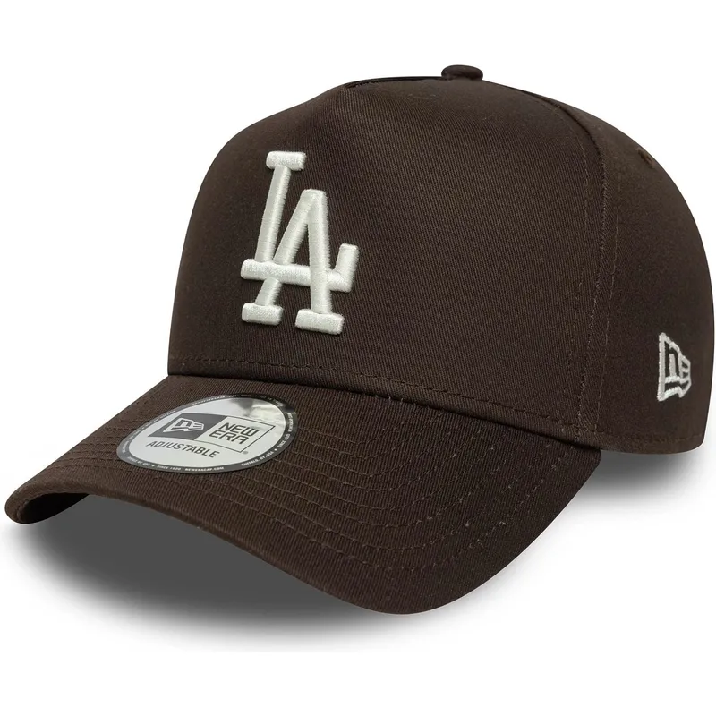 cap-kumer-brown-snapback-9forty-e-frame-side-patch-los-angeles-dodgers-mlb-new-era