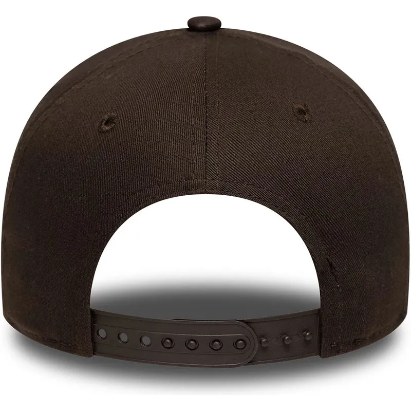 cap-kumer-brown-snapback-9forty-e-frame-side-patch-los-angeles-dodgers-mlb-new-era