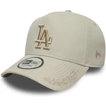 Cap kumer beige snapback 9FORTY E Frame Tonal Icon Los Angeles Dodgers MLB New Era