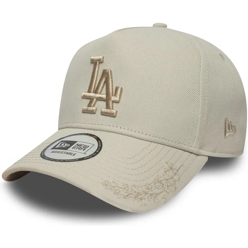 cap-kumer-beige-snapback-9forty-e-frame-tonal-icon-los-angeles-dodgers-mlb-new-era