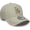 cap-kumer-beige-snapback-9forty-e-frame-tonal-icon-los-angeles-dodgers-mlb-new-era