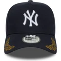 mutsid-kumer-meresinine-snapback-9forty-e-frame-tonal-icon-new-york-yankees-mlb-new-era