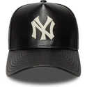 mutsid-kumer-must-reguleeritav-9forty-e-frame-img-leather-new-york-yankees-mlb-new-era