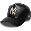 mutsid-kumer-must-reguleeritav-9forty-e-frame-img-leather-new-york-yankees-mlb-new-era