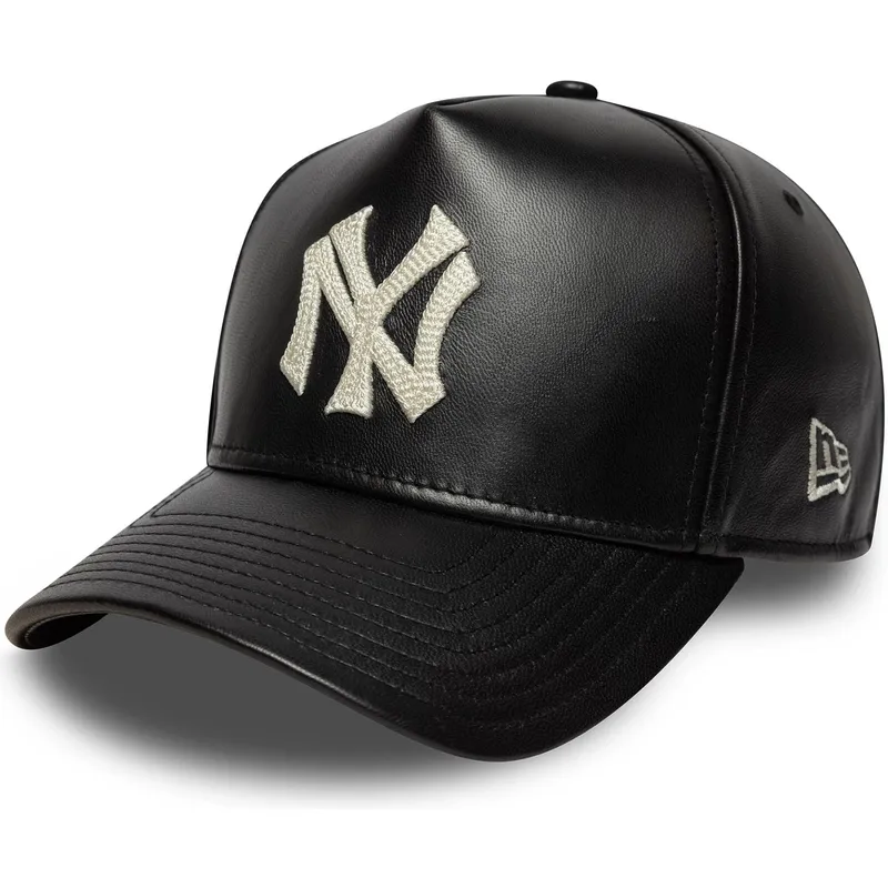 mutsid-kumer-must-reguleeritav-9forty-e-frame-img-leather-new-york-yankees-mlb-new-era