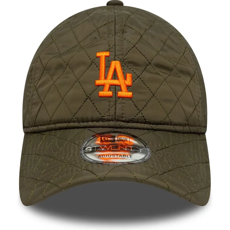mutsid-kumer-roheline-reguleeritav-9twenty-quilted-los-angeles-dodgers-mlb-new-era