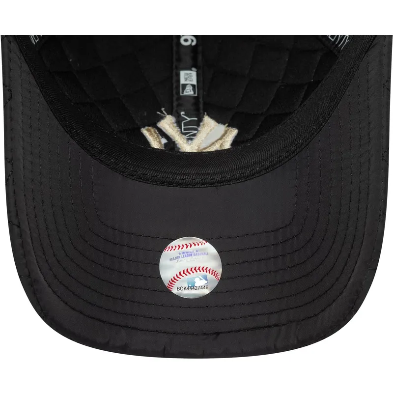 mutsid-kumer-must-reguleeritav-9twenty-quilted-new-york-yankees-mlb-new-era