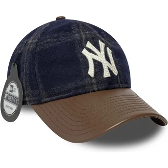 Mütsid kumer mitmevärviline reguleeritav 9TWENTY Img Loden Leather New York Yankees MLB New Era