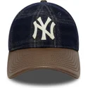 mutsid-kumer-mitmevarviline-reguleeritav-9twenty-img-loden-leather-new-york-yankees-mlb-new-era