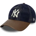 mutsid-kumer-mitmevarviline-reguleeritav-9twenty-img-loden-leather-new-york-yankees-mlb-new-era