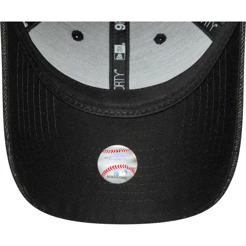 mutsid-kumer-must-reguleeritav-9forty-sequin-denim-los-angeles-dodgers-mlb-new-era