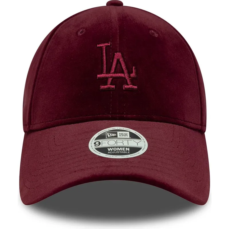 mutsid-kumer-punane-reguleeritav-9forty-velour-los-angeles-dodgers-mlb-new-era