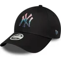 mutsid-kumer-must-reguleeritav-9forty-metallic-new-york-yankees-mlb-new-era