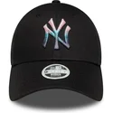mutsid-kumer-must-reguleeritav-9forty-metallic-new-york-yankees-mlb-new-era