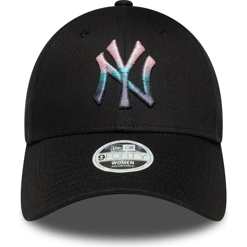 mutsid-kumer-must-reguleeritav-9forty-metallic-new-york-yankees-mlb-new-era