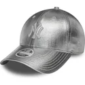 mutsid-kumer-hobedane-reguleeritav-plateada-9forty-metallic-new-york-yankees-mlb-new-era