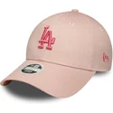 mutsid-kumer-roosa-reguleeritav-9forty-league-essential-los-angeles-dodgers-mlb-new-era