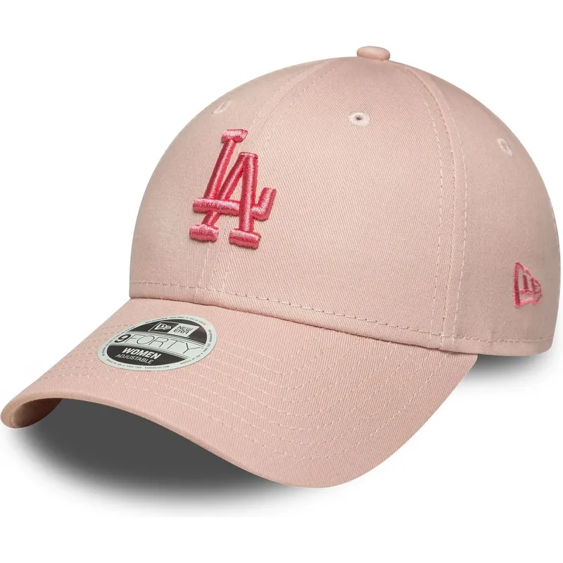 mutsid-kumer-roosa-reguleeritav-9forty-league-essential-los-angeles-dodgers-mlb-new-era