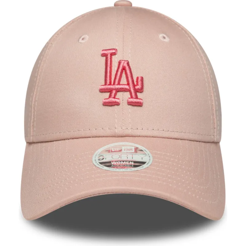 mutsid-kumer-roosa-reguleeritav-9forty-league-essential-los-angeles-dodgers-mlb-new-era